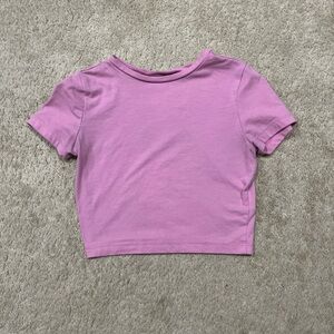 Pink crop top